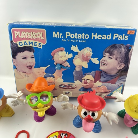 COMPLETE Playskool Games Mr. Potato Head Pals‎ Mix Match Game 1995 VINTAGE - Picture 10 of 10